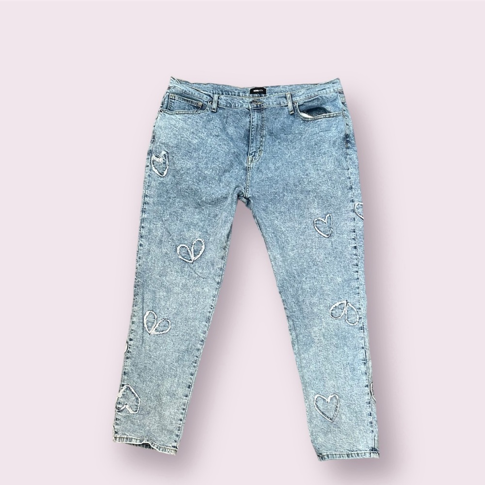 Fashionova “Hearts” Denim 42x32